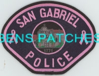 CALIFORNIA,SAN GABRIEL POLICE BREAST CANCER AWARENESS 1